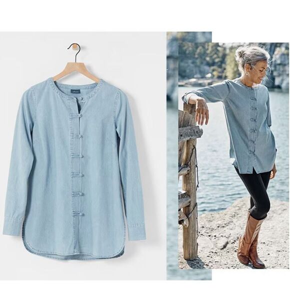 Beautiful women J. Jill most iconic, brand-defining styles Women's Knot-Button S - Picture 2 of 9